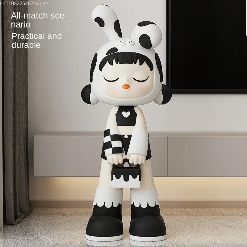 Art Cartoon Girl Statue Indoor - огляд і ціна Resin Crafts