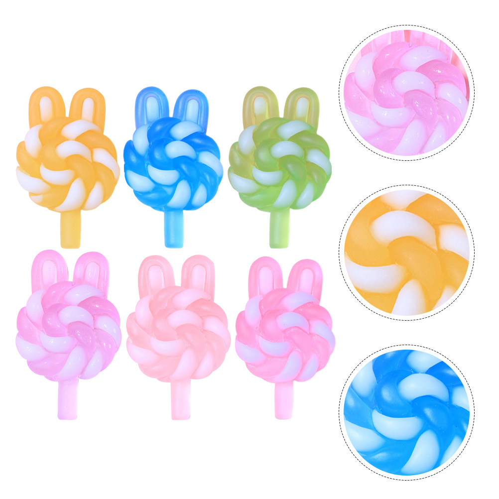 24Pcs Cute Cartoon Lollipop Ch - огляд і ціна Resin Craft Supplies