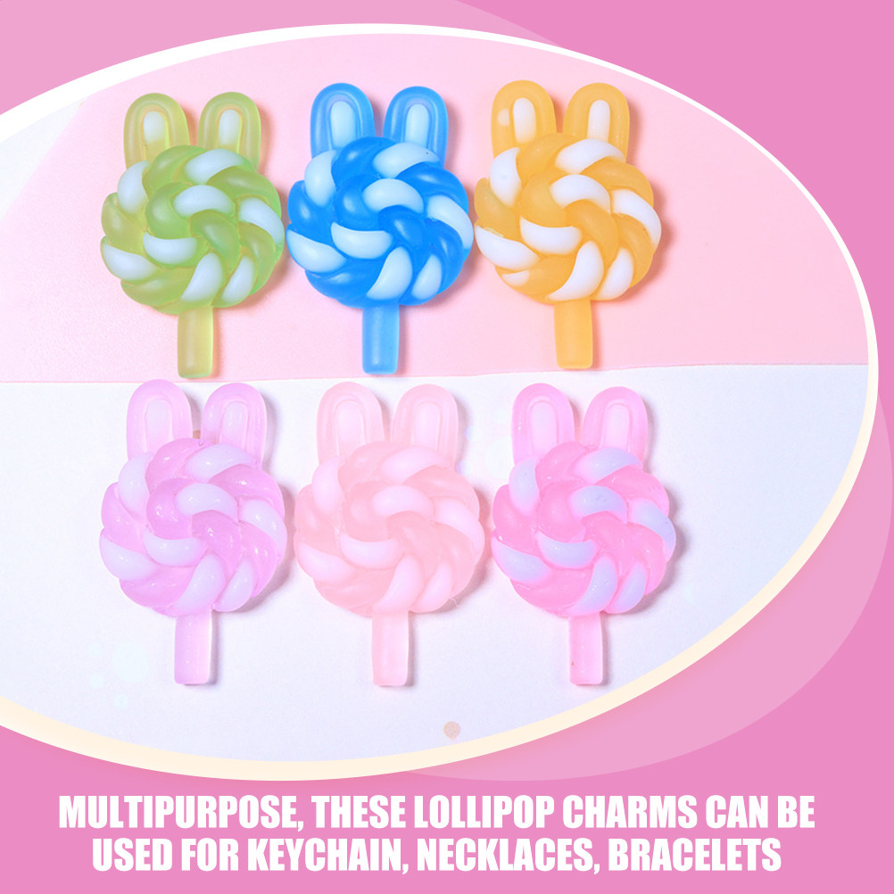 24Pcs Cute Cartoon Lollipop Ch - огляд і ціна Resin Craft Supplies