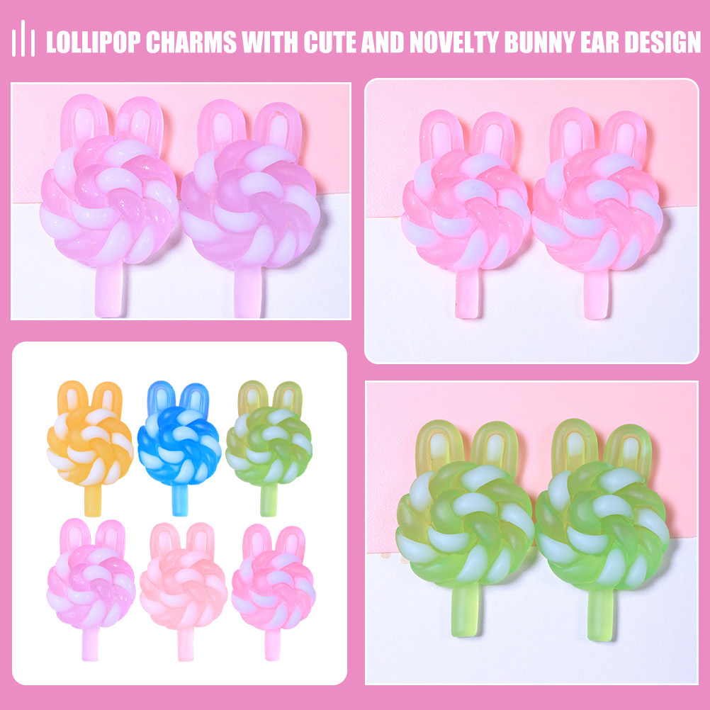 24Pcs Cute Cartoon Lollipop Ch - огляд і ціна Resin Craft Supplies