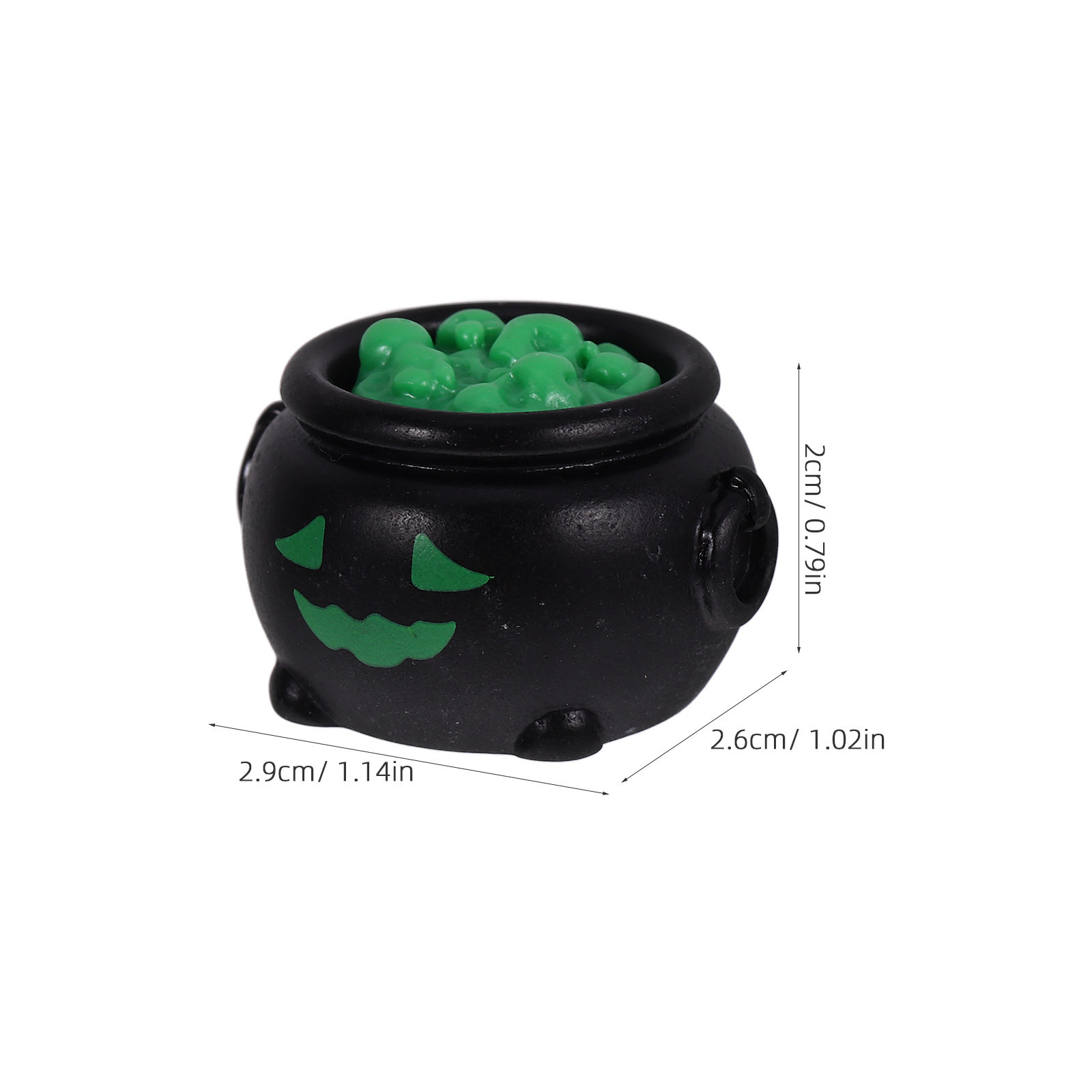 10Pcs Miniature Witch Cauldron - огляд і ціна Resin Crafts
