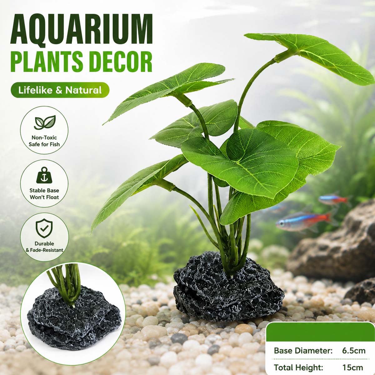1pc Aquarium Simulation Plant  - огляд і ціна Terrarium Moss Art