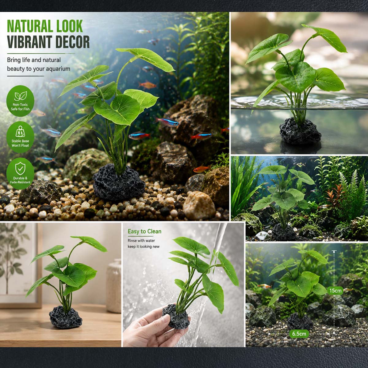 1pc Aquarium Simulation Plant  - огляд і ціна Terrarium Moss Art