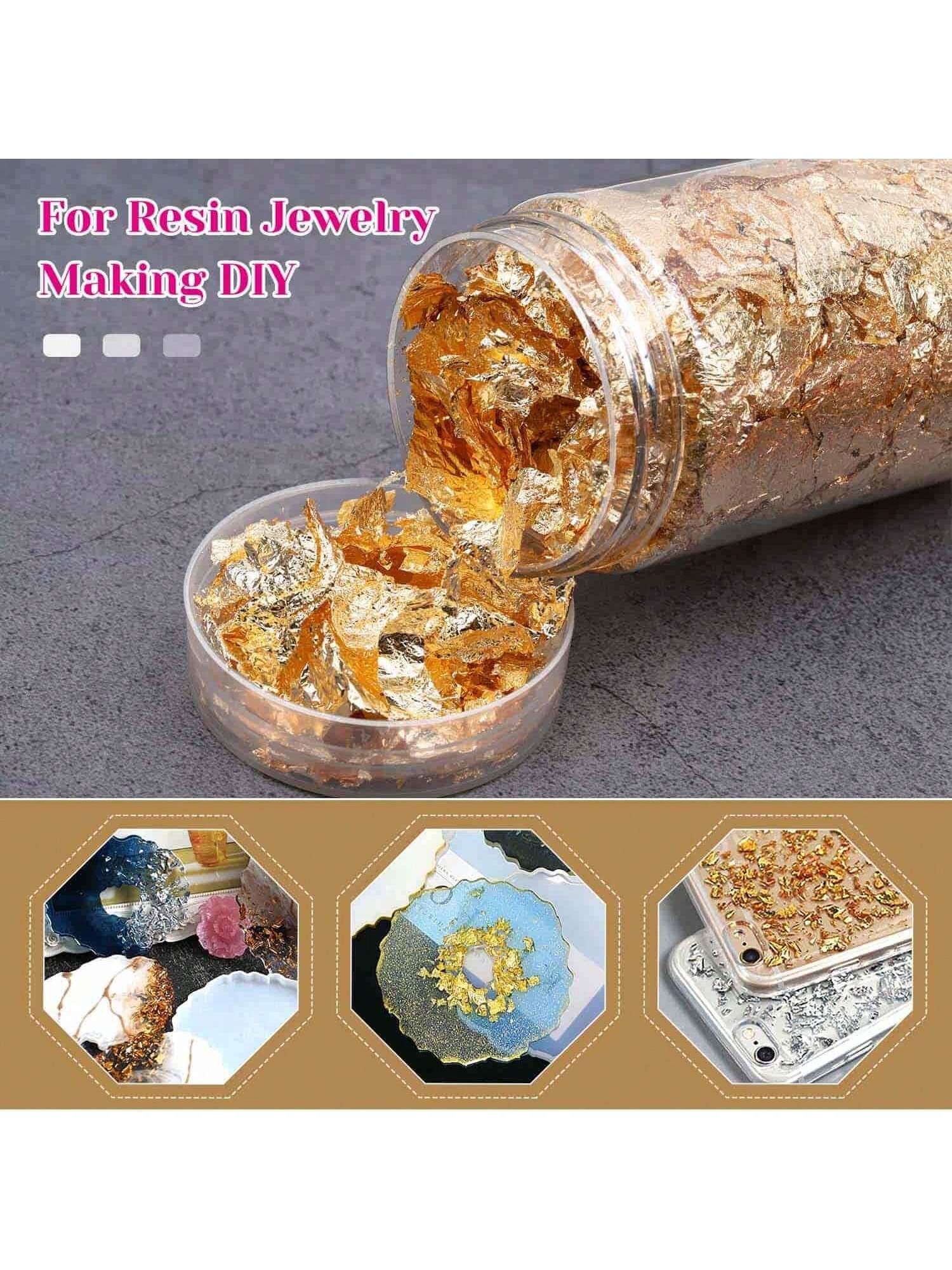 Gold Flakes, Gold Leaf Cake De - огляд і ціна Gold Foil Flakes