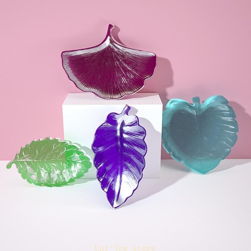 Leaf Shaped Resin Mold DIY Pla - огляд і ціна Serving Tray Mold