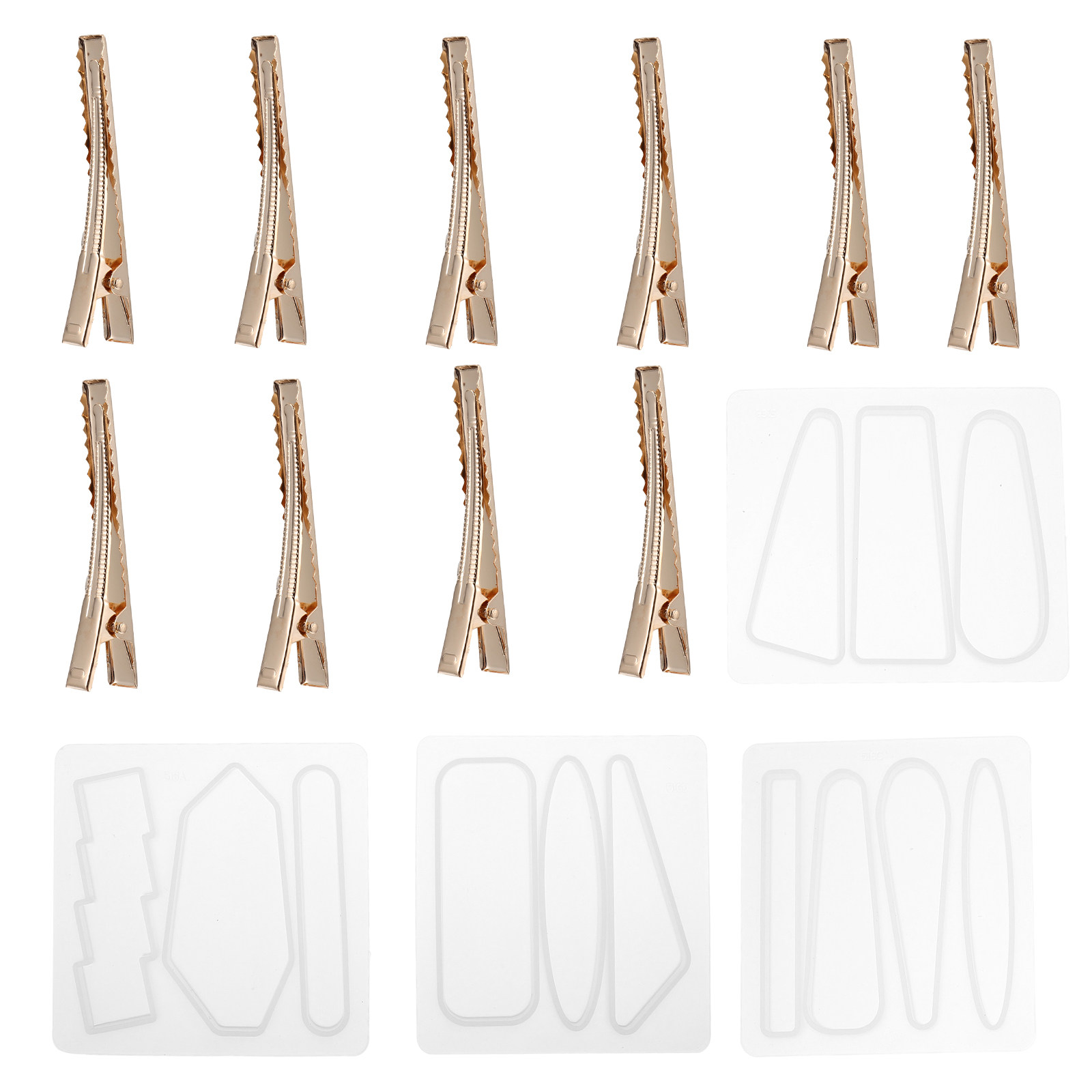 14Pcs Hairpin Silicone Mold Re - огляд і ціна Resin Crafts Diy