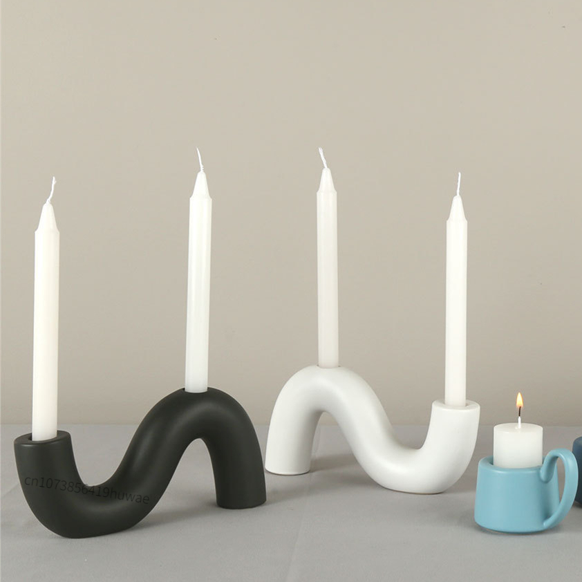 S/M/L/U-Shape Candle Holder Si - огляд і ціна Serving Tray Mold