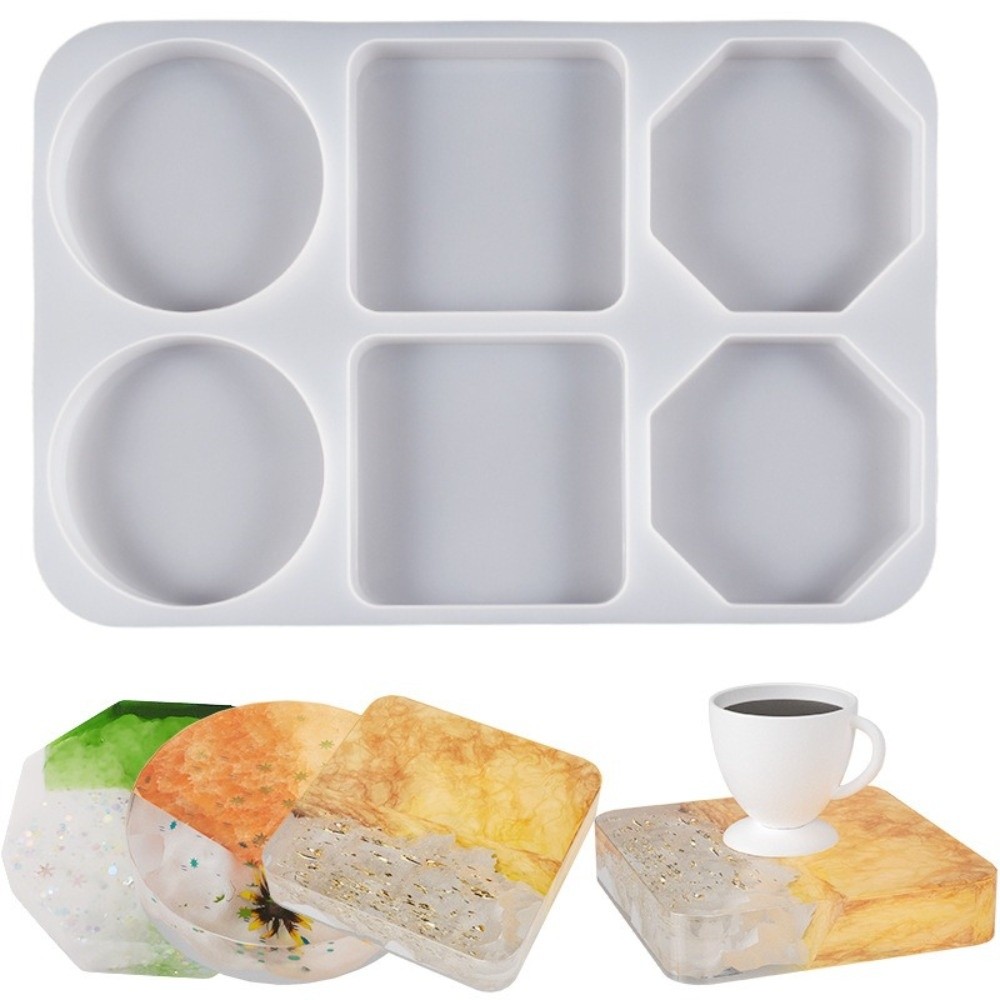 Simple Creative Coasters Silic - огляд і ціна Coaster Mold Round