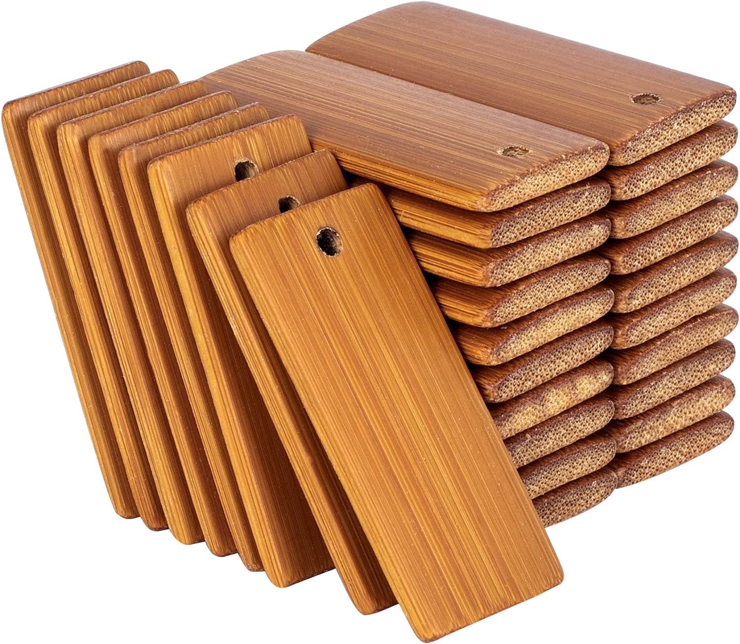 50Pcs Natural Wood Blanks 45x2 - огляд і ціна Wood Ring Blank