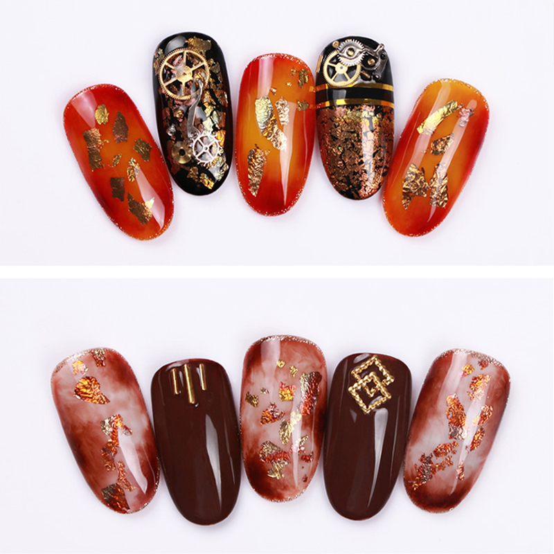 14x14cm Colorful Imitation Gol - огляд і ціна Gold Foil Flakes